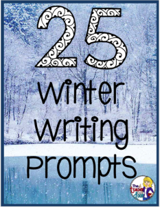 Free winter writing prompts first grade