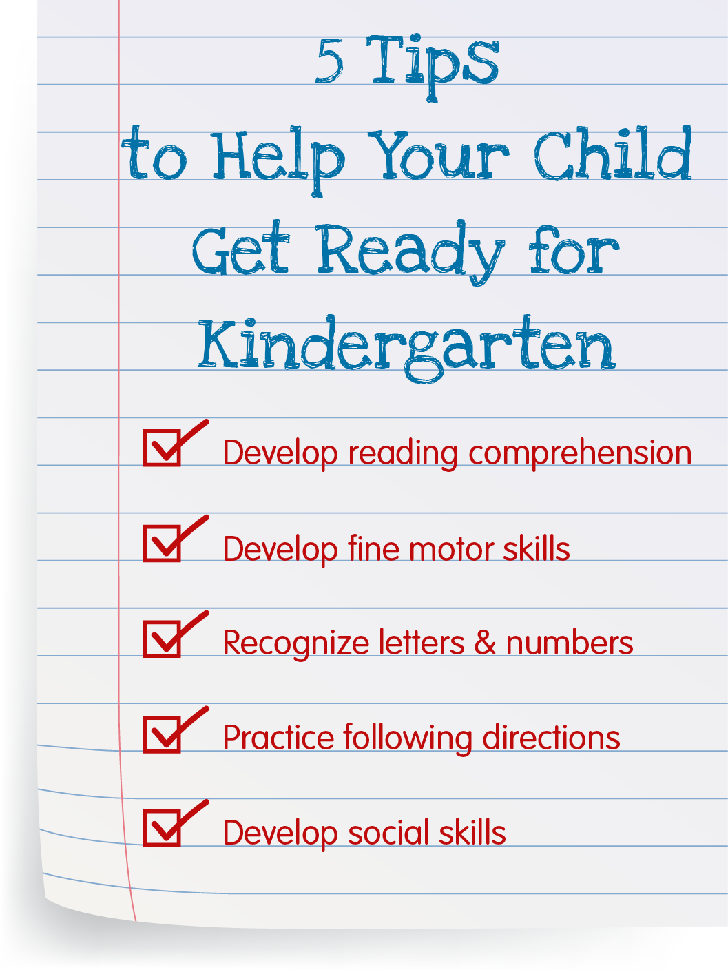 5 Tips To Help Your Child Get Ready For Kindergarten